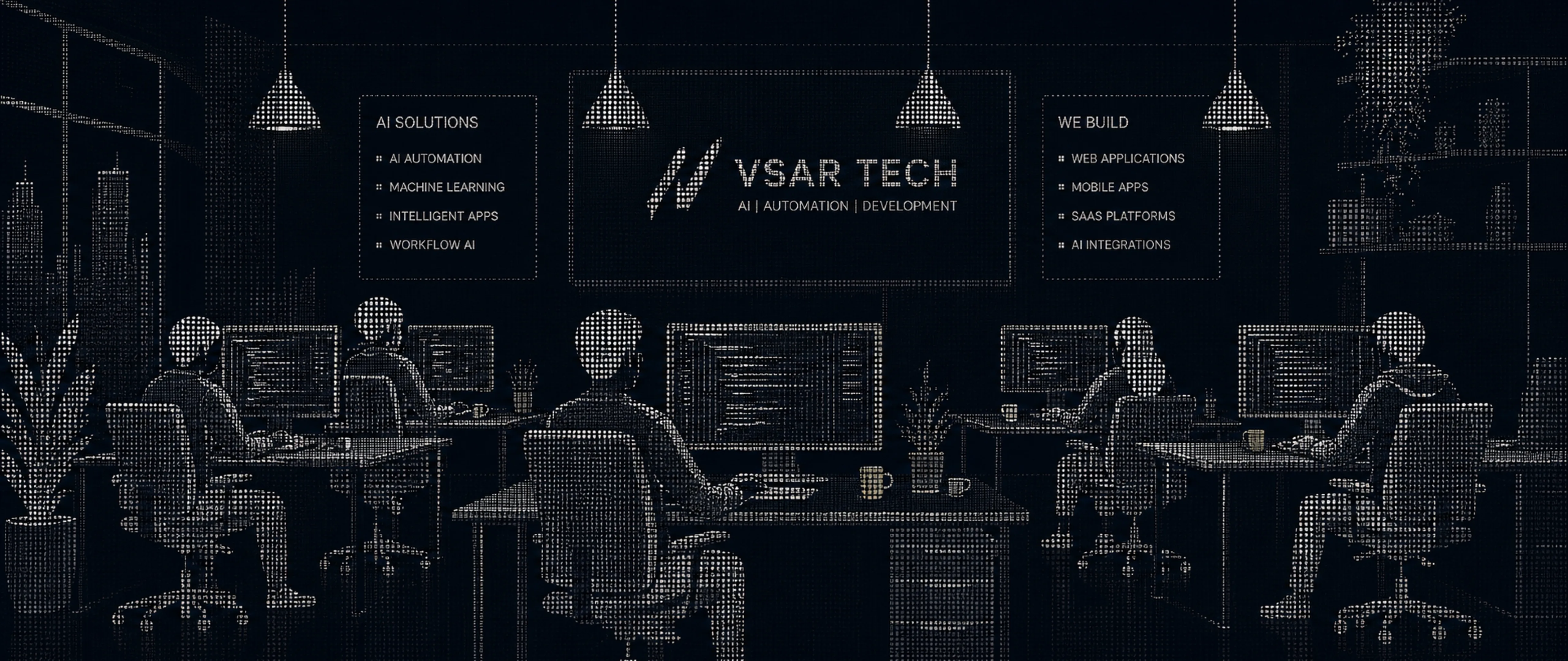 VSAR TECH AI Solutions & Development (Night Mode)